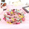 The ten-lamp and ten-flower illuminated garland headwear for women, a Korean version of the rattan headwear, is selling well at tourist attractions details Picture